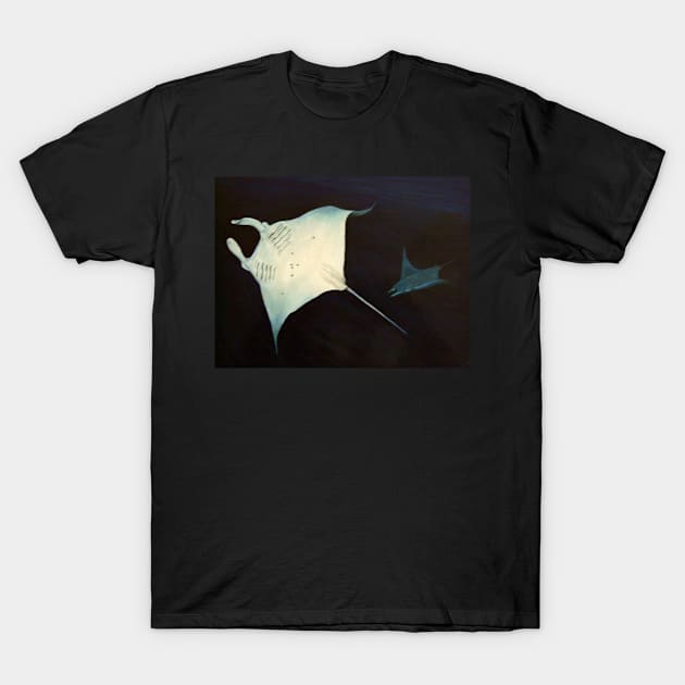 MANTA RAYS IN THE INDIAN OCEAN T-Shirt by MackenzieTar